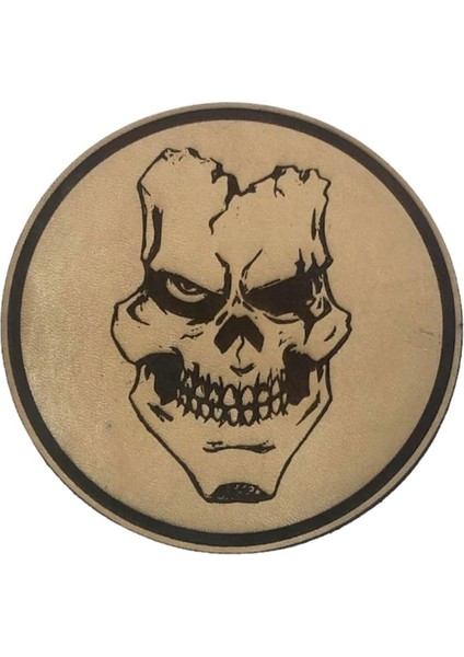 Kuru Kafa No:2 - Deri Peç - Arma - Askeri Patch