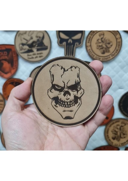 Kuru Kafa No:2 - Deri Peç - Arma - Askeri Patch fiyatları