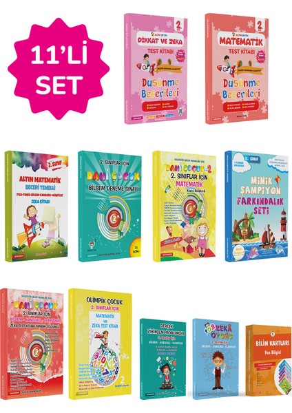 2. Sınıf Bilsem Kanguru Seti (11'li Set)