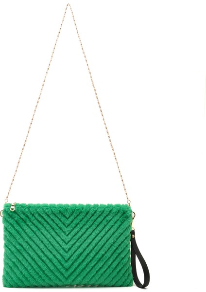 Elina Yeşil Kadın Clutch