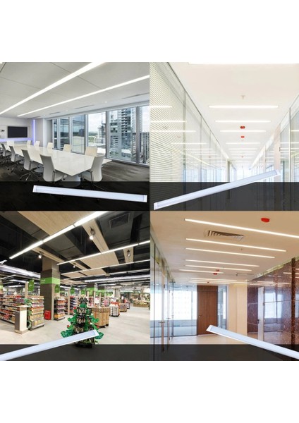 Elektrik - 10 Adet LED Bant Etanj Armatür - 36W fırsatları