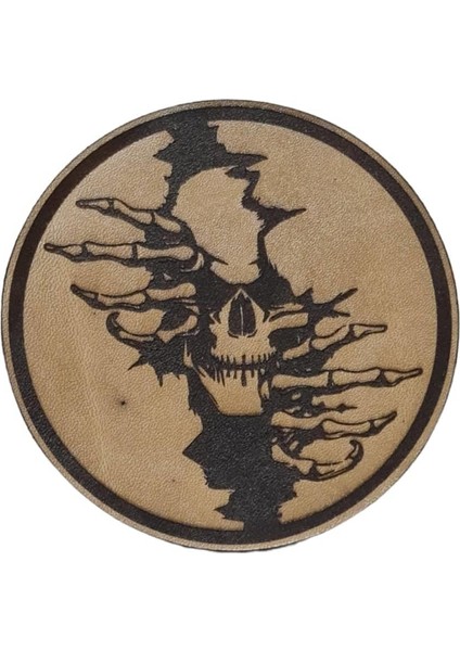 Kuru Kafa No:3 - Deri Peç - Arma - Askeri Patch