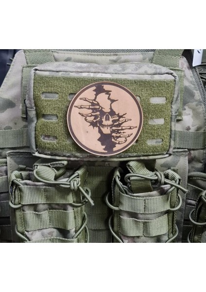 Kuru Kafa No:3 - Deri Peç - Arma - Askeri Patch modelleri