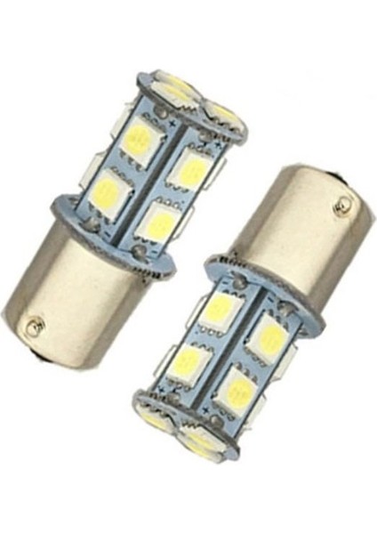 Tek Duy Düz Tırnak LED Ampul 13SMD 3W 12V Mavi / LAAM696