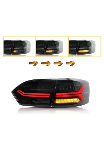 Volkswagen Jetta 2012-2015 Smoke LED Stop fiyatları