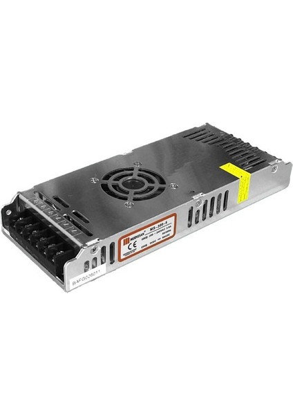 Kayan Yazı LED Tabela Adaptörü 5V 60A Metal Fanlı Adaptör Mervesan MS-300-5