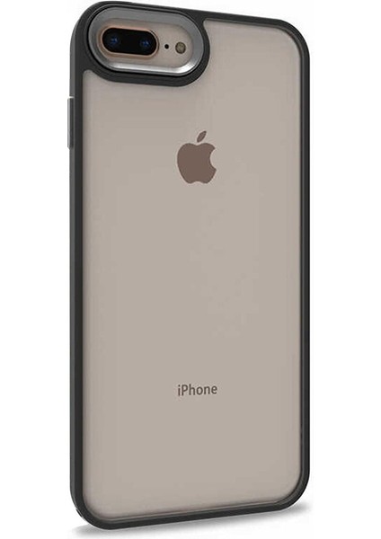 Apple iPhone 8 Plus Nilcs Kılıf Siyah