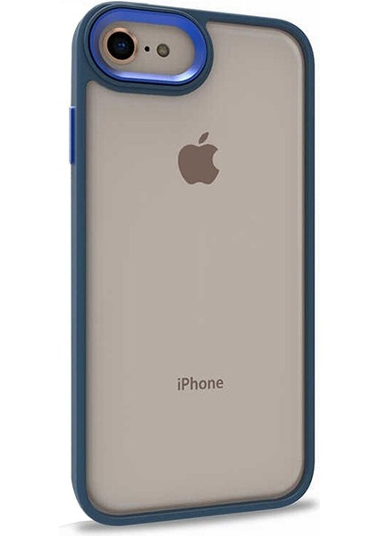 Apple iPhone Se 2020 Nilcs Kılıf Mavi