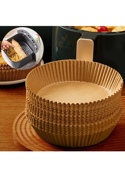 100 Adet Air Fryer Pişirme Kağıdı