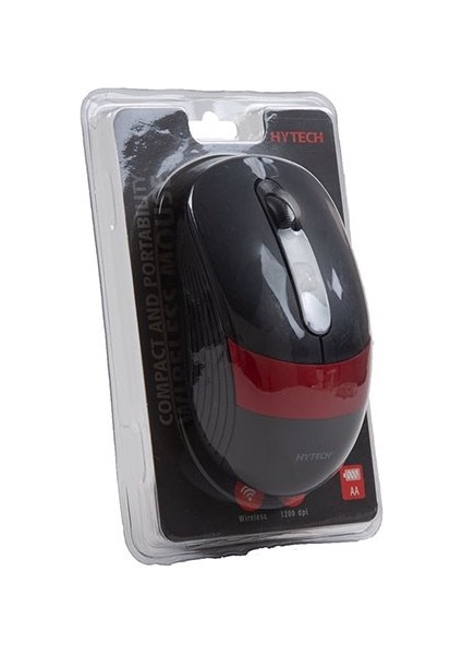 Mouse Kablosuz 1600 Dpı 2.4ghz Optik Sensörlü 10 Metre Uzaklık Siyah/kırmızı USB Mouse Hytech HY-M96