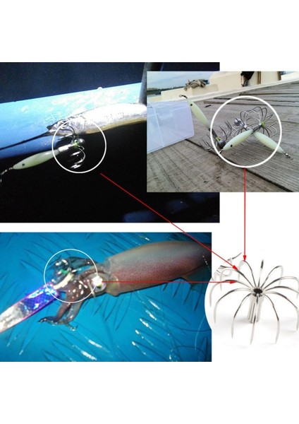 MSO Olta Balıkçılık Büyük Boy Kalamar Ahtapot Şemsiye İğne