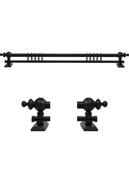 Raylı Ahşap Rustik Perde Askısı fırsatları