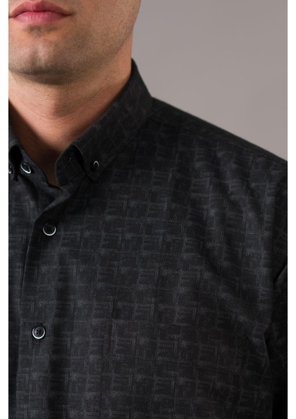 Geniş Kesim Cepli Desenli Kalın Kumaş Kışlık Erkek Gömlek fırsatları