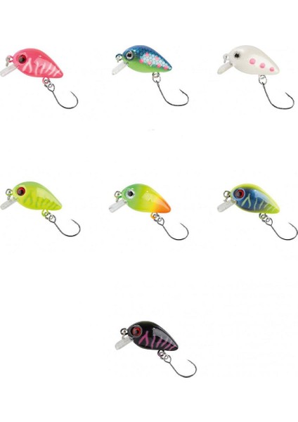16023 Trout Wobbler Uv Active 3cm Maket Balık
