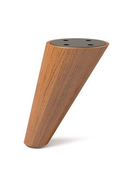 Silindir Ayak 12CM Yerli Ceviz