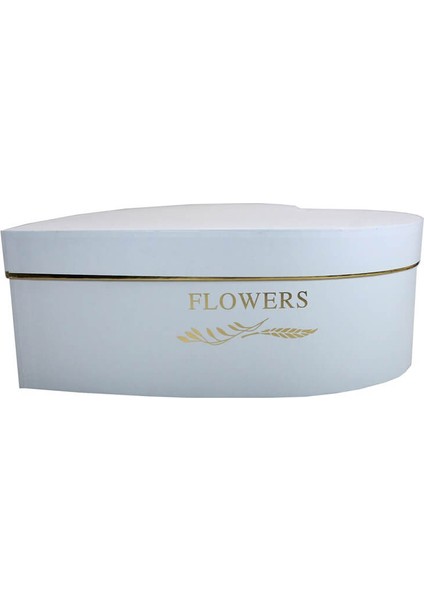 Kalp Kutu Küçük Boy, 26 x 26 x 10 cm - Beyaz indirimleri