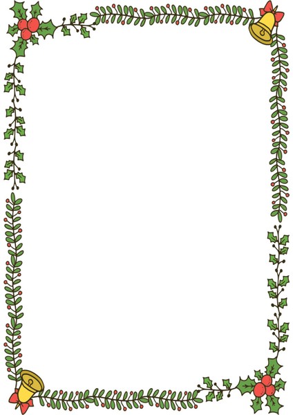 Yılbaşı Temalı Mektup Kağıdı (A5 - 15X21 Cm- 10 Adet)