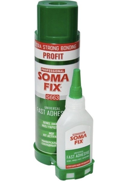 Hızlı Yapıştırıcı Somafix Mdf Kit 200 ml