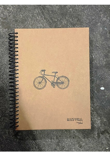 17*24 80 Yp Kraft Sert Kapak Kareli Defter