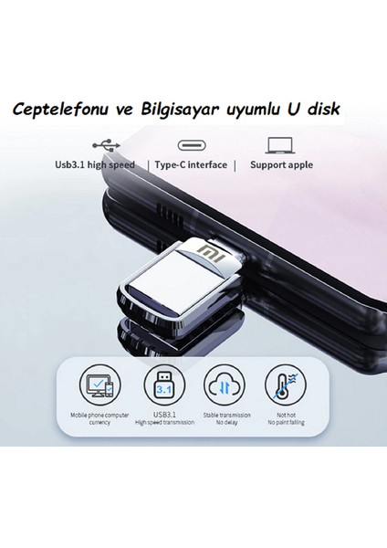 1TB USB 3.1 USB Bellek