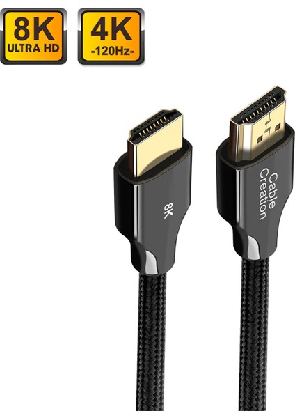 Cablecreation CC0996 HDMI - HDMI Kablo 2m 8k