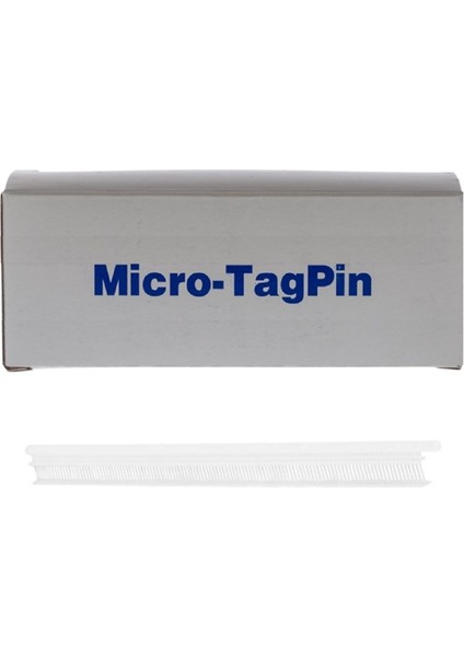 Micro-Tagpin etiket Tabancası 4.4mm Micro Fine Kılçık Beyaz 10.000 Adet