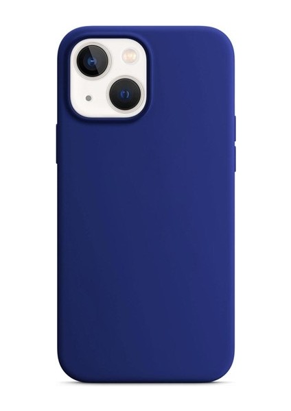 Apple iPhone 14 Plus 6.7'' Liquit Lansman Silikon Lacivert