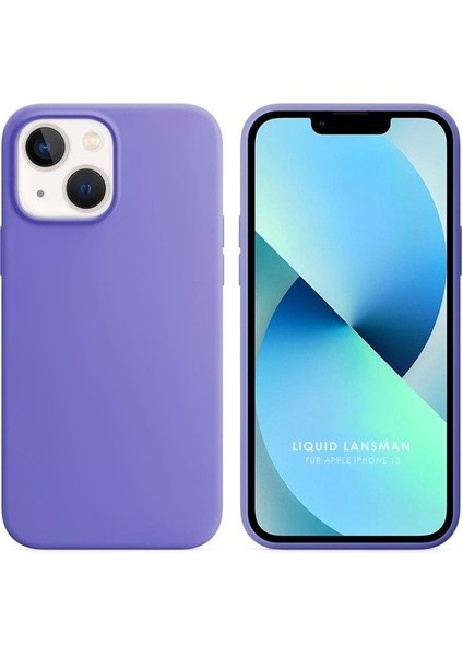 Apple iPhone 14 Plus 6.7'' Liquit Lansman Silikon Lila