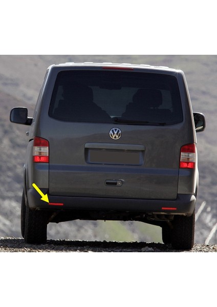 Vw Transporter T5 2004-2010 Arka Tampon Sol Reflektörü Kedi Gözü 7E0945105