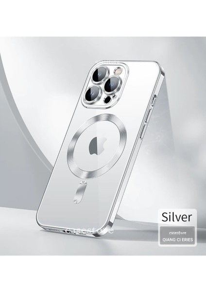 Iphone 13 Pro Max Kılıf Kamera Lens Üstü Korumalı Manyetik Magsafe 14 Pro Max Görünüm