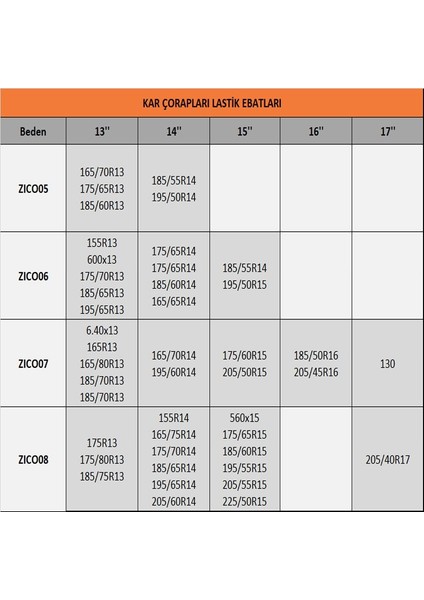 Drs Tuning Kar Çorabı / ZICO07