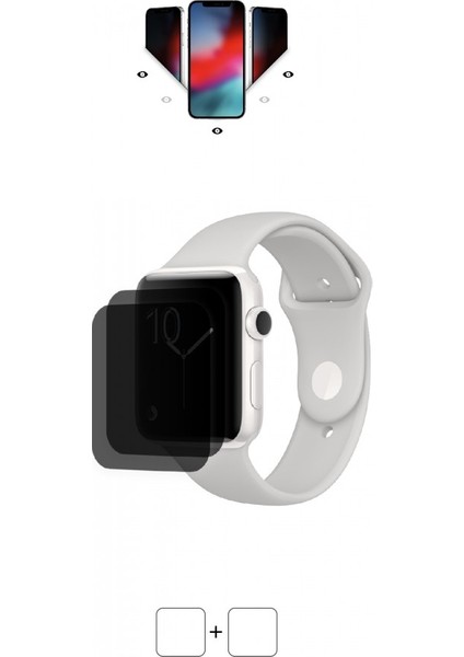 Apple Watch 42 mm Edition Series 2 Akıllı Saat Mat Hayalet Ekran Koruyucu