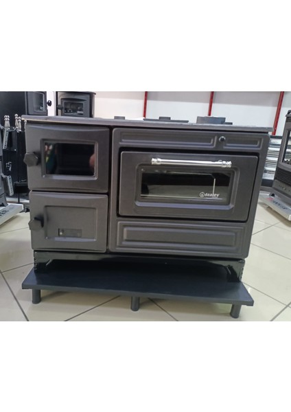 Maxi Camlı Döküm Kuzine 50 Lik Yaylı Kapak