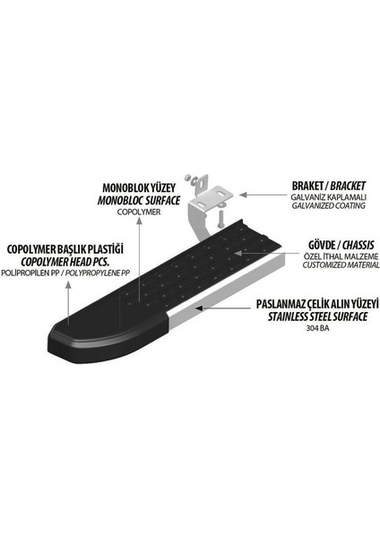 Suzuki Grand Vitara Nevada Yan Basamak Krom 2006-2015 Arası fırsatları