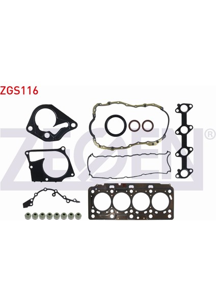 Fluence - Clıo - Megane 1.5 Dcı Motor Takım Conta Keçeli 77 01 476 729