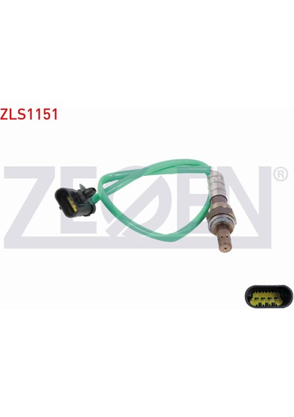 Renault Clıo Iı-Iıı 1.2i 16V(D4F706-712-714-740-764)98-14 Lambda(Oksijen)Sensörü 530 mm 6001549007