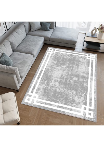 Dijital Baskı Yıkanabilir Kaymaz Taban Salon Halısı RVG0495