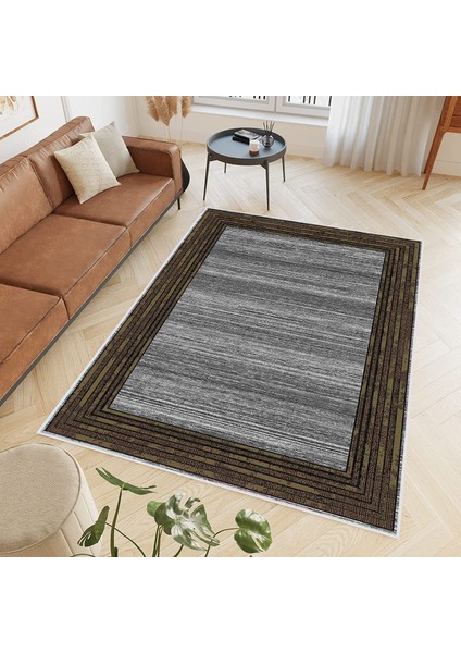 Dijital Baskı Yıkanabilir Kaymaz Taban Salon Halısı RVG0508