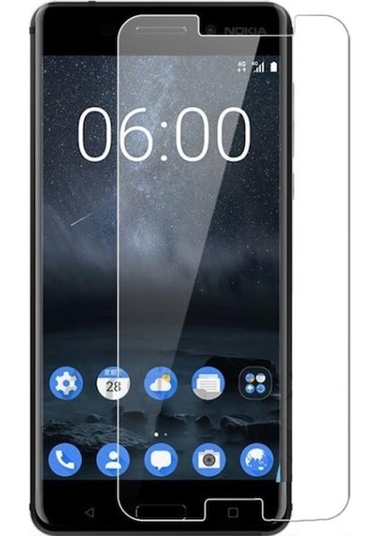 Nokia 6 Cam Ekran Koruyucu Temperli Cam Hopy
