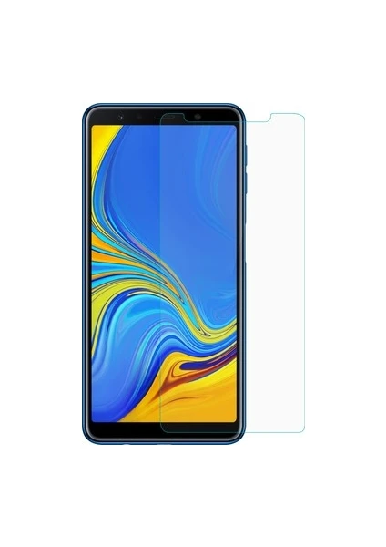 Samsung Galaxy A7 2018 Cam Ekran Koruyucu Temperli Cam Hopy