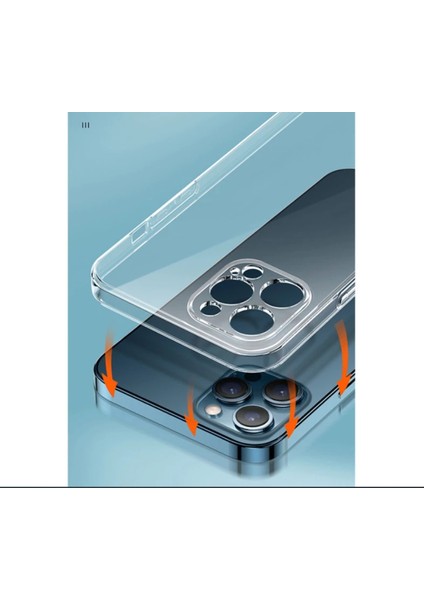 Apple iPhone 14 Pro Max Uyumlu Şeffaf Sararmayan Ince ve Hafif Kapak Voyo Kılıf