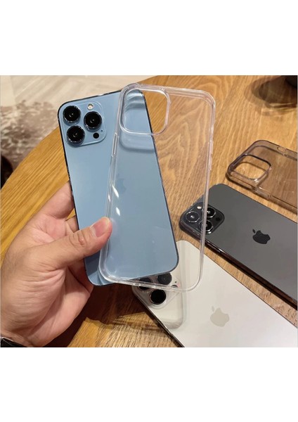 Apple iPhone 14 Plus Şeffaf Silikon Kapak Ince Hafif Voyo Kılıf fırsatları