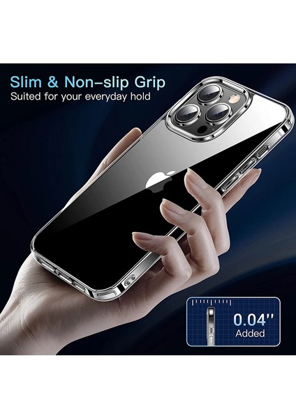 Apple iPhone 14 Pro Max Şeffaf Silikon Kapak Ince Hafif Voyo Kılıf fırsatları
