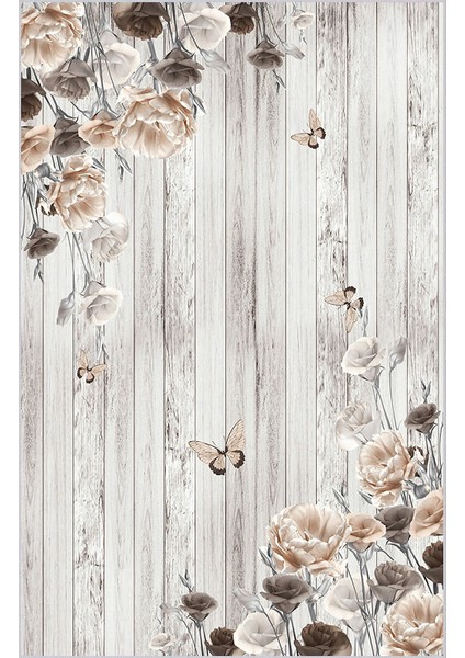 Dijital Baskı Yıkanabilir Kaymaz Taban Salon Halısı RVG0479 fiyatları