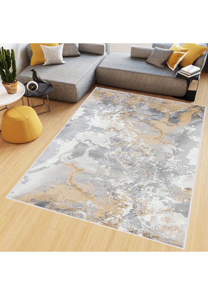 Dijital Baskı Yıkanabilir Kaymaz Taban Salon Halısı RVG0501