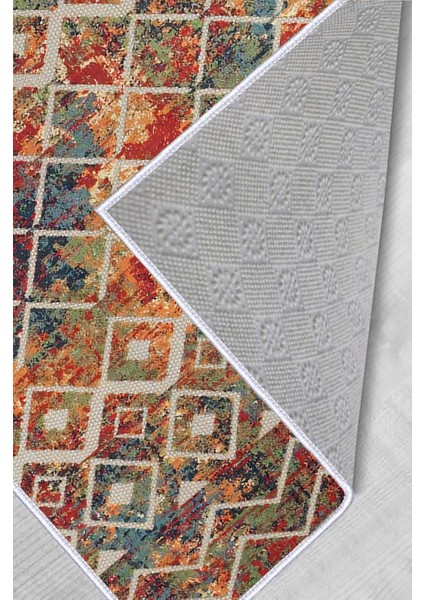 Dijital Baskı Yıkanabilir Kaymaz Taban Salon Halısı RVG0493 modelleri