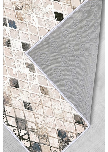 Dijital Baskı Yıkanabilir Kaymaz Taban Salon Halısı RVG0524 modelleri