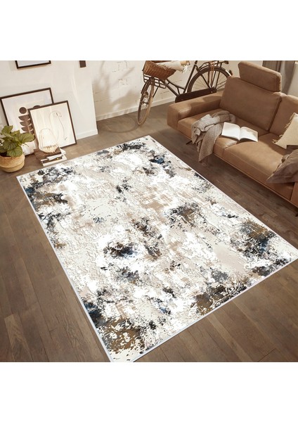 Dijital Baskı Yıkanabilir Kaymaz Taban Salon Halısı RVG0515