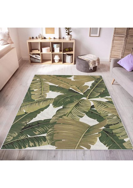 Dijital Baskı Yıkanabilir Kaymaz Taban Salon Halısı RVG0529
