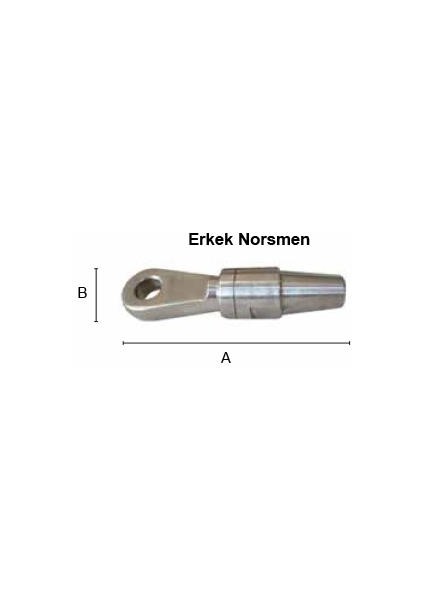 Prc 4 mm Erkek Norsmen